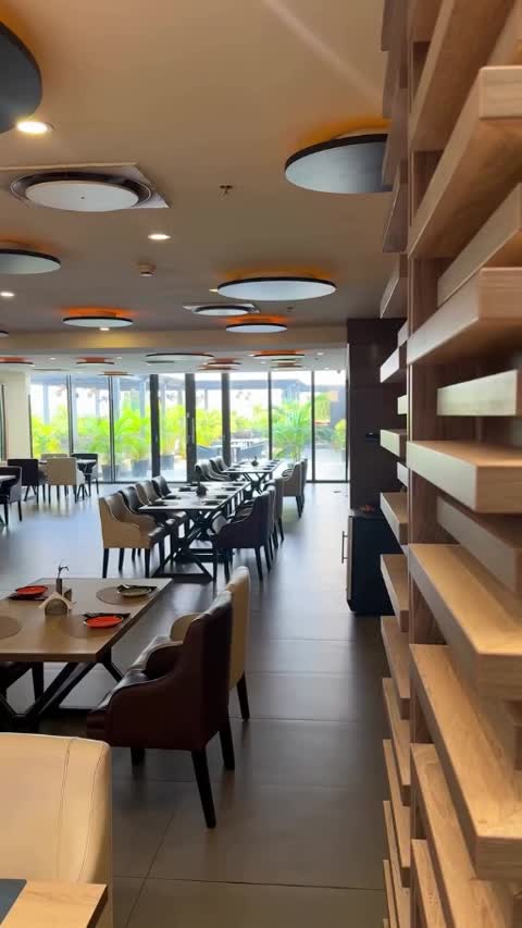 The Vue's contemporary dining space